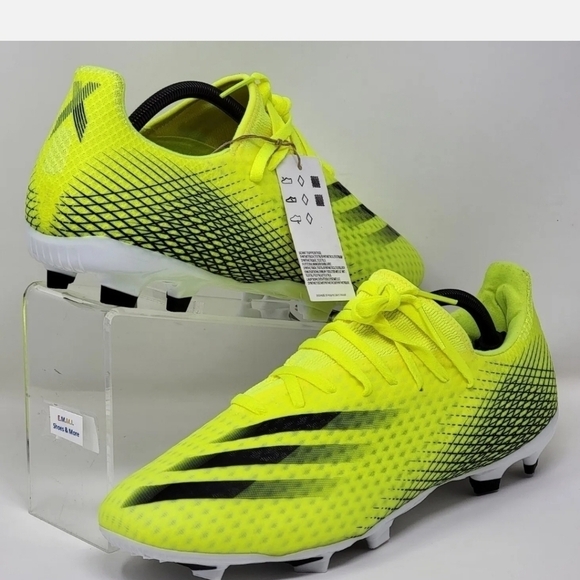 Adidas X Ghosted.3 FG Soccer Cleats Neon Green Black FW6948 Men’s Size 13 main image 11